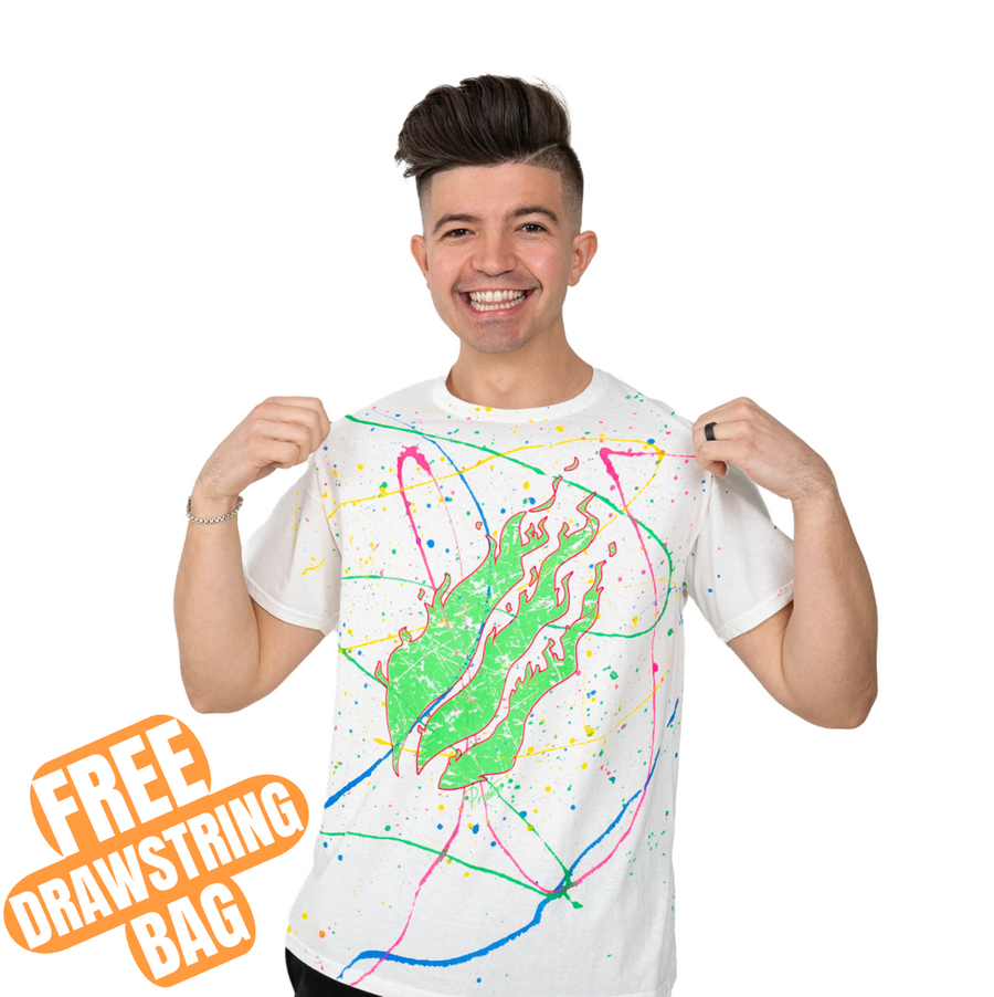 Neon Splatter T-Shirt